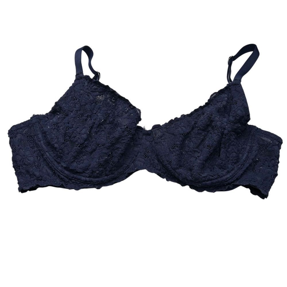 Aerie Blue Lace unlined Bra 34DD